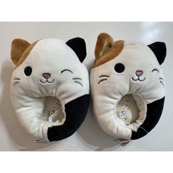 Squishmallows Kids Slippers Plush Cam the Cat Size 11/12 - Picture 1 of 5